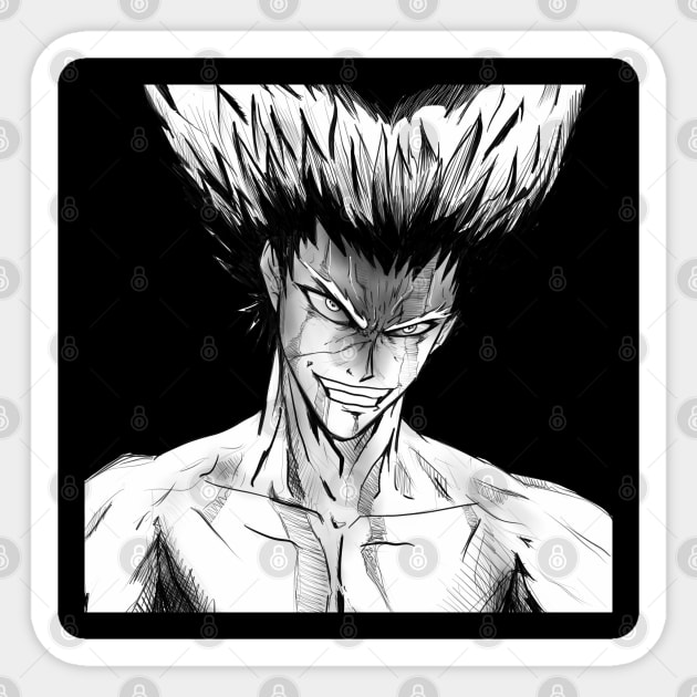 the mark of the wolves garou martial art expert in anime style ecopop in beast mode Sticker by jorge_lebeau